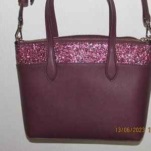KATE SPADE /  SATCHEL /CROSSBODY  IN BEAUTFUL CHERRYWOOD. COLOR